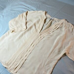 Joie Silk Short Sleeve Blouse